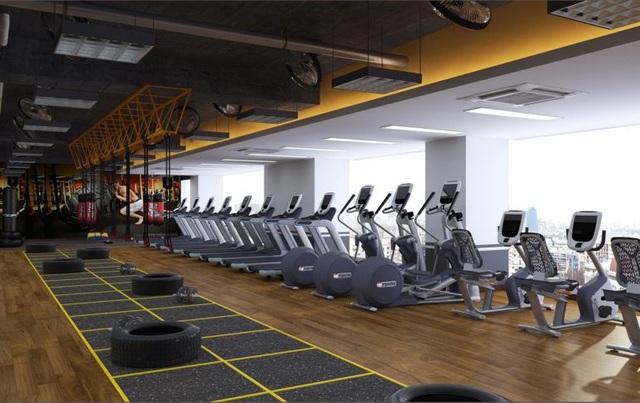 Phòng tập Gym Vital Fitness đẳng cấp dự kiến khai trương vào tháng 4/2018.