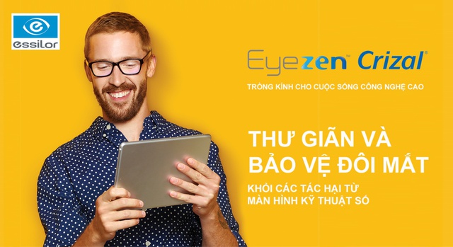 Eyezen Crizal – Giải pháp mới bảo vệ và thư giãn mắt trong thời đại kỹ thuật số - Ảnh 1.