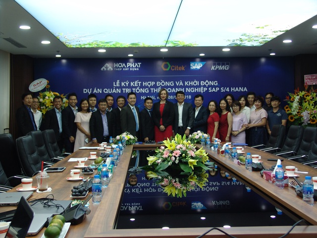 CITEK triển khai giải pháp quản trị tổng thể nguồn lực doanh nghiệp SAP S/4HANA cho khu liên hợp gang thép Hòa Phát Dung Quất - Ảnh 2.