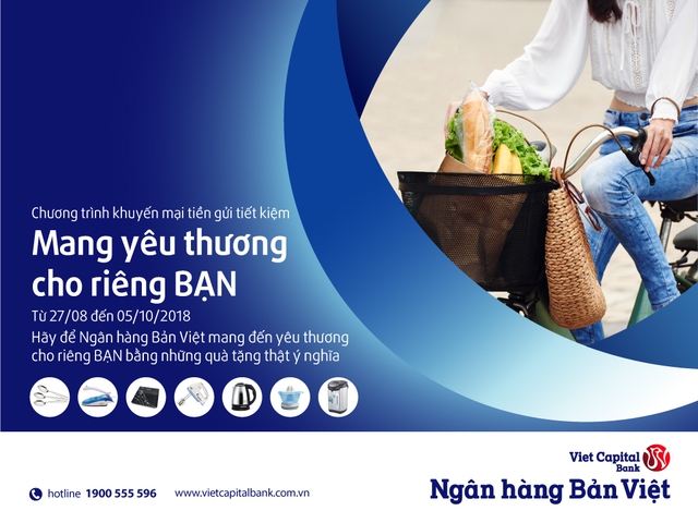 Hàng ngàn quà tặng hấp dẫn từ chương trình “Mang yêu thương cho riêng BẠN” của Ngân hàng Bản Việt - Ảnh 1.