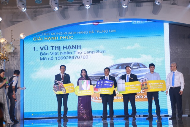 Khách hàng trúng thưởng xe Mercedes-Benz C200 trong chương trình tri ân của tập đoàn Bảo Việt - Ảnh 1.