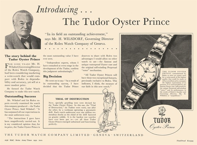Câu chuyện về Tudor – “người anh em ruột thịt của Rolex” - Ảnh 1.