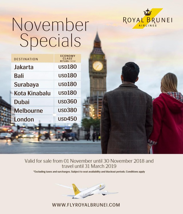 Giá vé ưu đãi dành cho du học sinh đi London của Royal Brunei Airlines - Ảnh 2.