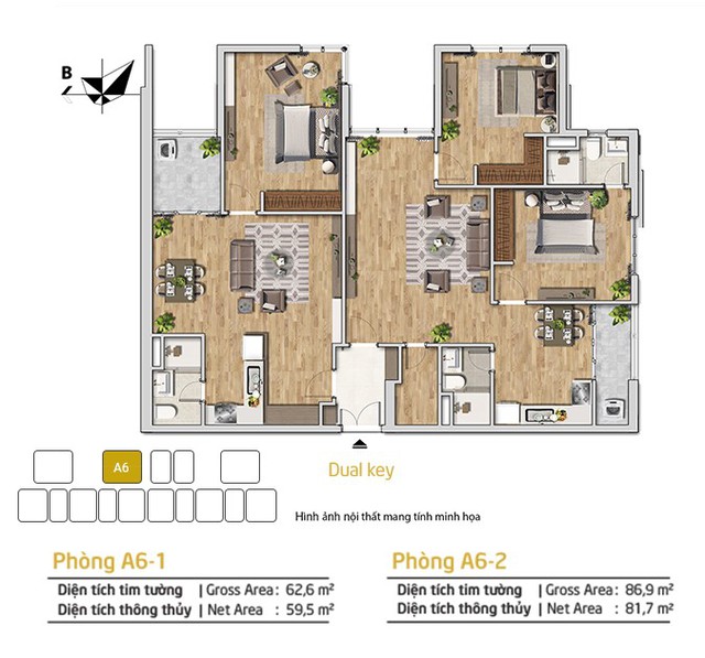 Khám phá căn hộ Dual-key đa tiện ích tại dự án Amber Riverside - Ảnh 1.