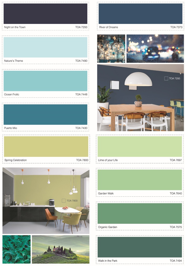 Xu hướng sắc màu năm 2019 - TOA The Color Story - Ảnh 2.