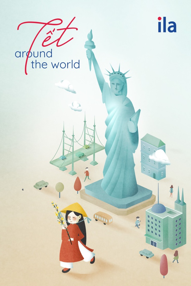 “Tết Around The World” - dự án nghệ thuật sáng tạo ngày Tết của ILA - Ảnh 1.