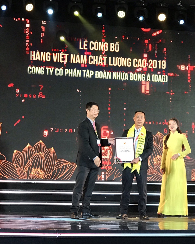 DAG đạt danh hiệu Hàng Việt Nam chất lượng cao 2019 - Ảnh 1.