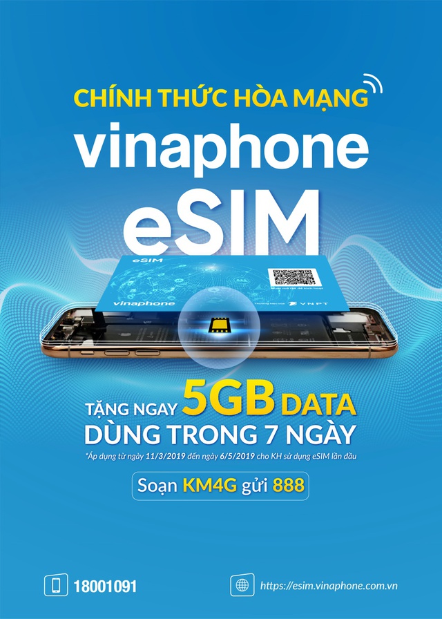 VinaPhone chính thức cung cấp eSIM miễn phí trên toàn quốc - Ảnh 1.