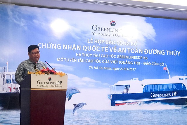 Tàu cao tốc hợp kim nhôm của GreenlinesDP chính thức hạ thủy. - Ảnh 2. Tàu cao tốc hợp kim nhôm của GreenlinesDP chính thức hạ thủy. - Ảnh 2.
