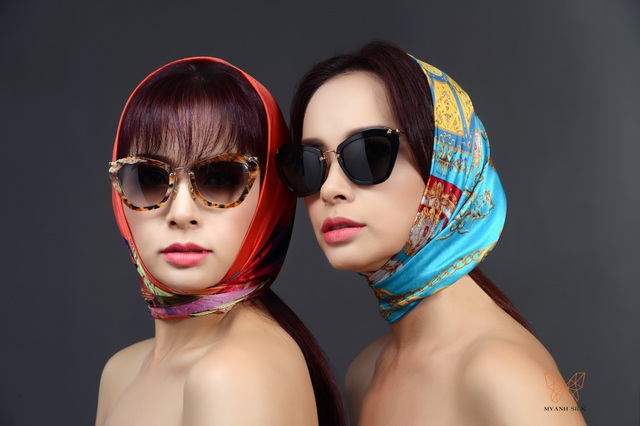 Phi&ecirc;u c&ugrave;ng vũ kh&uacute;c của lụa với cặp đ&ocirc;i si&ecirc;u mẫu Thu&yacute; Hằng - Thu&yacute; Hạnh - Ảnh 1.