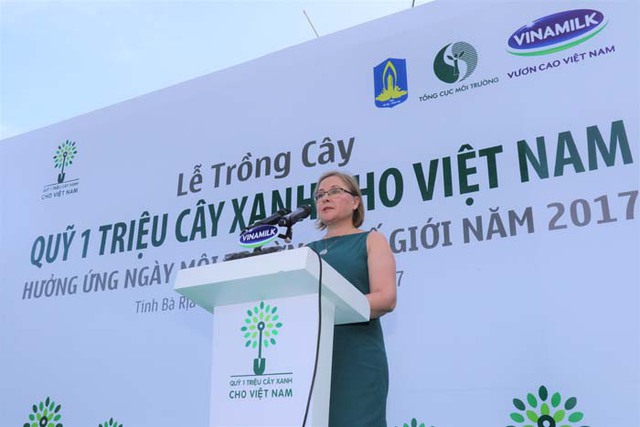 Quỹ 1 triệu cây xanh cho Việt Nam và Vinamilk trồng hơn 110.000 cây xanh tại Bà Rịa Vũng Tàu - Ảnh 2.