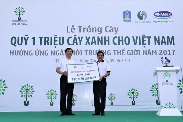 Quỹ 1 triệu cây xanh cho Việt Nam và Vinamilk trồng hơn 110.000 cây xanh tại Bà Rịa Vũng Tàu - Ảnh 4.