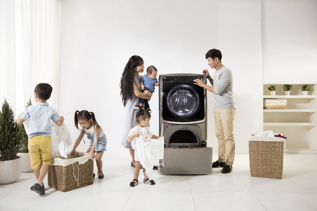 Minh Hà chia sẻ bí quyết giặt giũ quần áo siêu tiện lợi khi gia đình đông con - Ảnh 4.