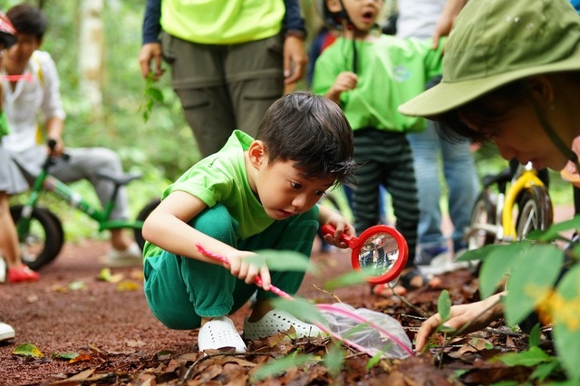 Gia đình Đăng Khôi, Lý Hải hào hứng trong hành trình trải nghiệm thiên nhiên - Ảnh 6.