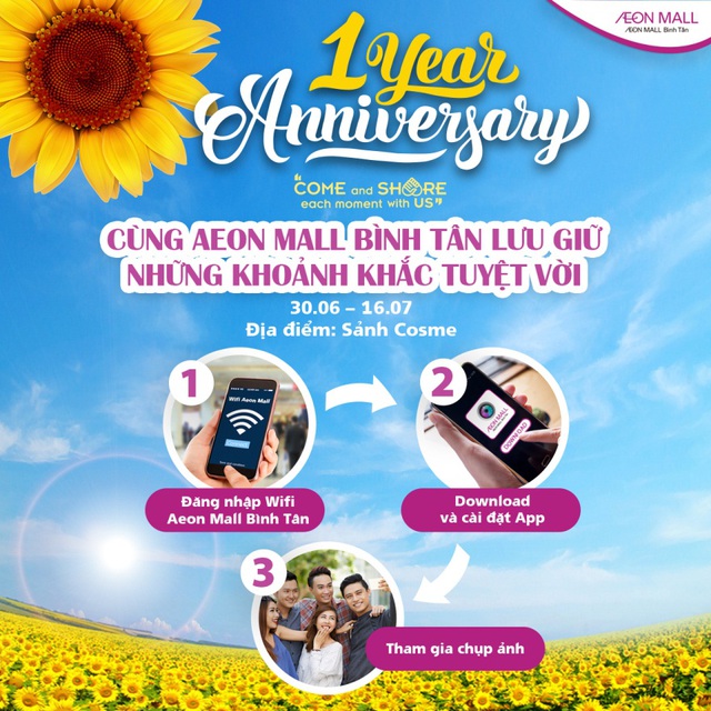 Tưng bừng kỉ niệm sinh nhật 1 năm Aeon Mall B&igrave;nh T&acirc;n - Ảnh 4.