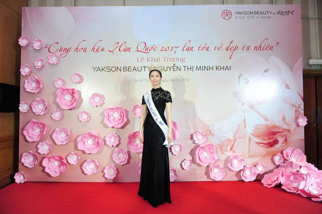 Hoa hậu Hàn Quốc 2017 tham dự khai trương trung tâm Yakson Beauty đầu tiên tại Tp. HCM - Ảnh 3.