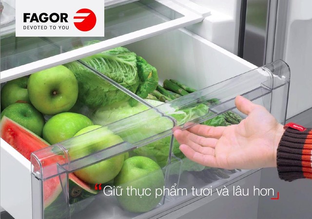 Tủ lạnh Fagor Side by Side- thiết kế thông minh, công nghệ hiện đại - Ảnh 2.