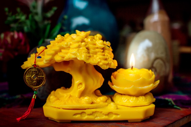Tại sao nến Kim Tiền hút khách dịp tết Mậu Tuất 2018 - Ảnh 1. Tại sao nến Kim Tiền hút khách dịp tết Mậu Tuất 2018 - Ảnh 1.