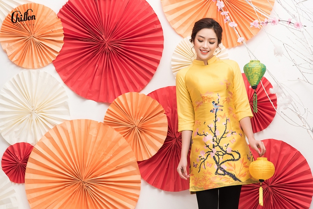 Đ&oacute;n xu&acirc;n với &aacute;o d&agrave;i c&ocirc; Ba &ldquo; H&agrave; Nội&rdquo; - Ảnh 6.