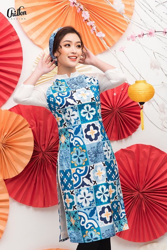 Đ&oacute;n xu&acirc;n với &aacute;o d&agrave;i c&ocirc; Ba &ldquo; H&agrave; Nội&rdquo; - Ảnh 8.