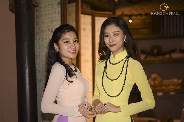 Trang sức ngọc trai đẹp nền n&atilde; cho &aacute;o d&agrave;i - Ảnh 3.