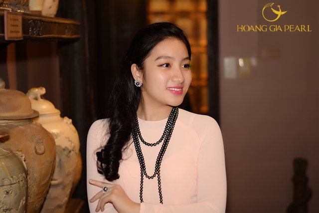 Trang sức ngọc trai đẹp nền n&atilde; cho &aacute;o d&agrave;i - Ảnh 7.