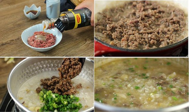 C&ugrave;ng một nồi ch&aacute;o đậu xanh hạt sen, mẹ đảm kh&eacute;o l&eacute;o đổi 3 vị cho b&eacute;, vừa ngon vừa l&agrave;nh - Ảnh 5.