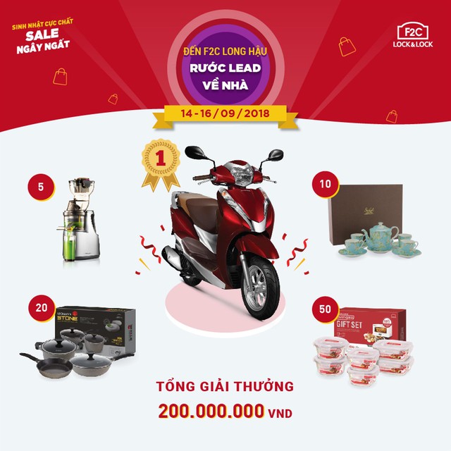 Đến Lock&Lock, rước Lead về nh&agrave; từ 14-16/09/2018 - Ảnh 3.