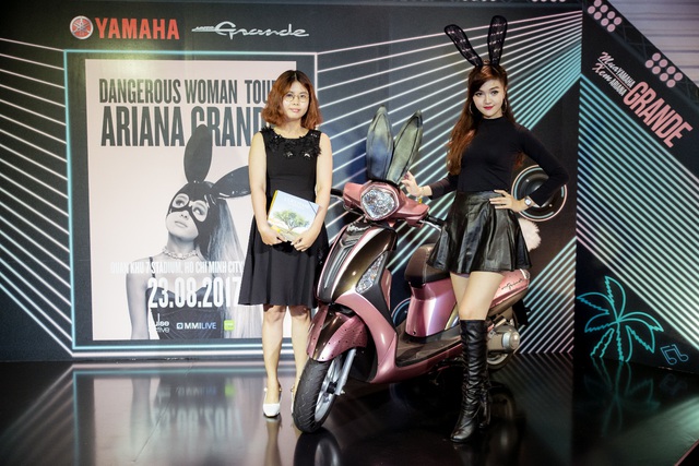 Xuân Lan truyền cảm hứng cho quý cô Yamaha Grande chào đón Ariana Grande - Ảnh 4.