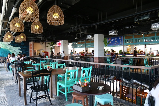 Nhà hàng Chợ Xưa với phong cách ẩm thực truyền thống tại Cocobay.