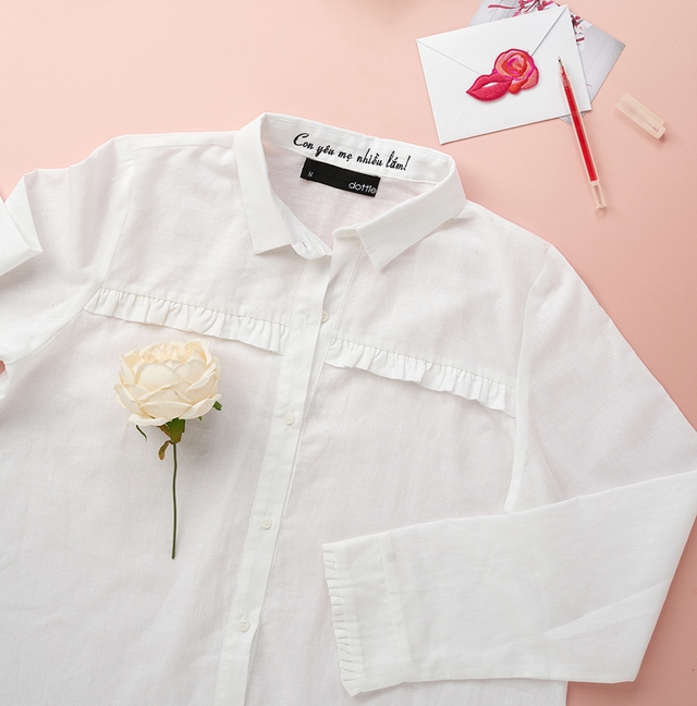 Chiếc áo gây sốt đầu thu - Chemise trắng - Ảnh 11. Chiếc áo gây sốt đầu thu - Chemise trắng - Ảnh 11.
