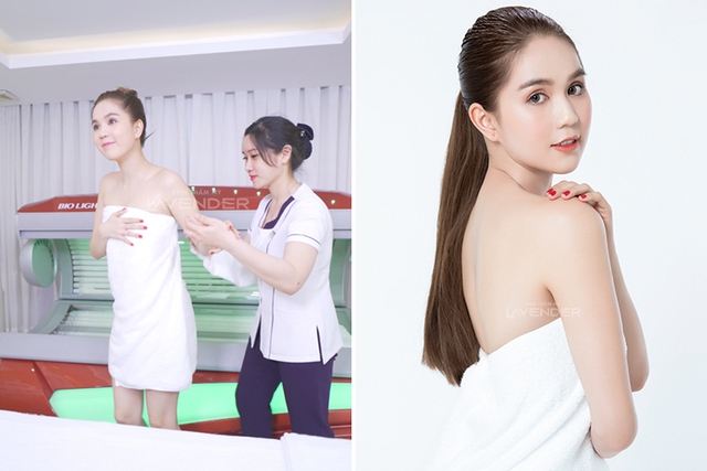 Ngọc Trinh đeo khẩu trang, ăn mặc đơn giản đi spa đầu năm - Ảnh 4. Ngọc Trinh đeo khẩu trang, ăn mặc đơn giản đi spa đầu năm - Ảnh 4.