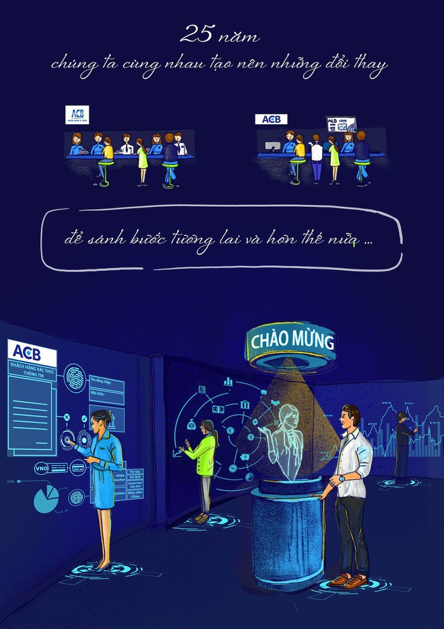 Bộ tranh vẽ độc đáo về tương lai ngành ngân hàng - Ảnh 6. Bộ tranh vẽ độc đáo về tương lai ngành ngân hàng - Ảnh 6.