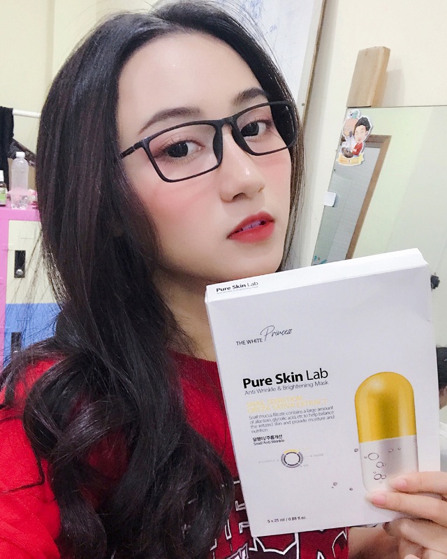 Image result for Mặt Nạ The White Princess Pure Skin Lab vàng