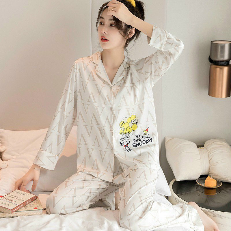 Ở nhà vẫn xinh: Chị em sắm pyjama dài tay mặc mùa lạnh là chí lý - Ảnh 10.