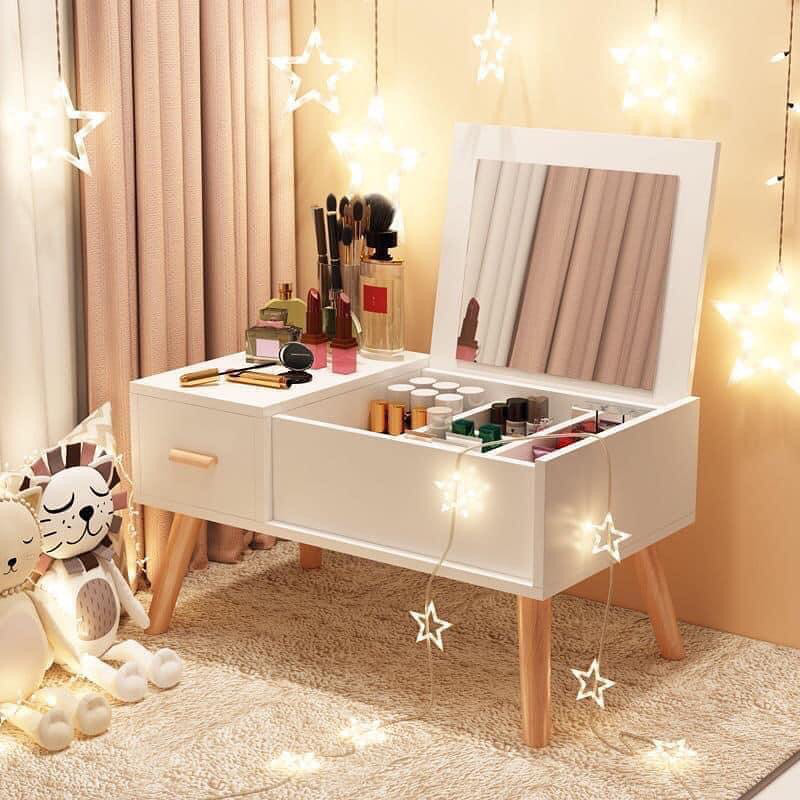 Bàn trang điểm giá rẻ từ 700k chị em sắm về làm đẹp cho chanh sả - Ảnh 4. Bàn trang điểm giá rẻ từ 700k chị em sắm về làm đẹp cho chanh sả - Ảnh 4.