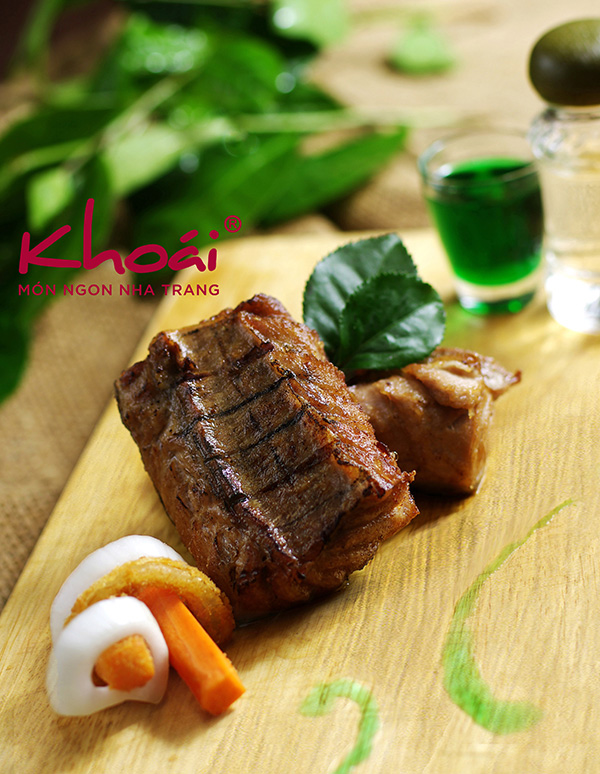 Món mới trung thu: Lườn cá bò gù nướng trà xanh 1