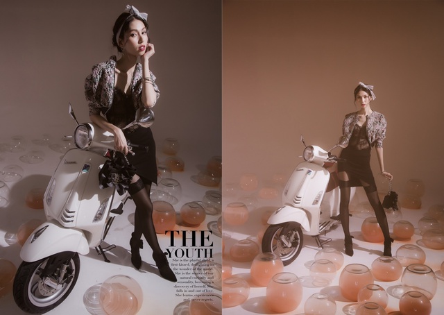 Ấn tượng bộ ảnh của Lâm Thúy Nhàn trong Vespa Top Stylist Contest - Ảnh 1. Ấn tượng bộ ảnh của Lâm Thúy Nhàn trong Vespa Top Stylist Contest - Ảnh 1.