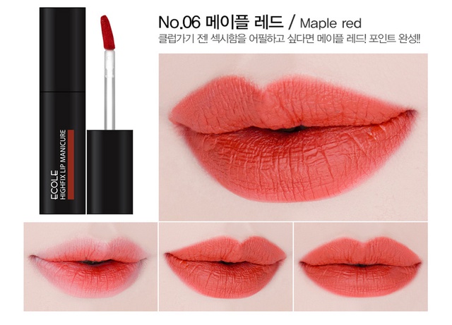 Son kem lì Ecole High Fix Lip Manicure 2016 - Màu son xinh tươi dễ dàng chọn lựa - Ảnh 9.