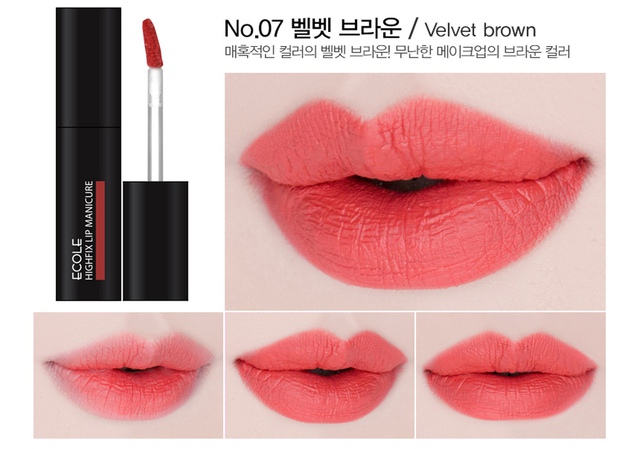 Son kem lì Ecole High Fix Lip Manicure 2016 - Màu son xinh tươi dễ dàng chọn lựa - Ảnh 10.