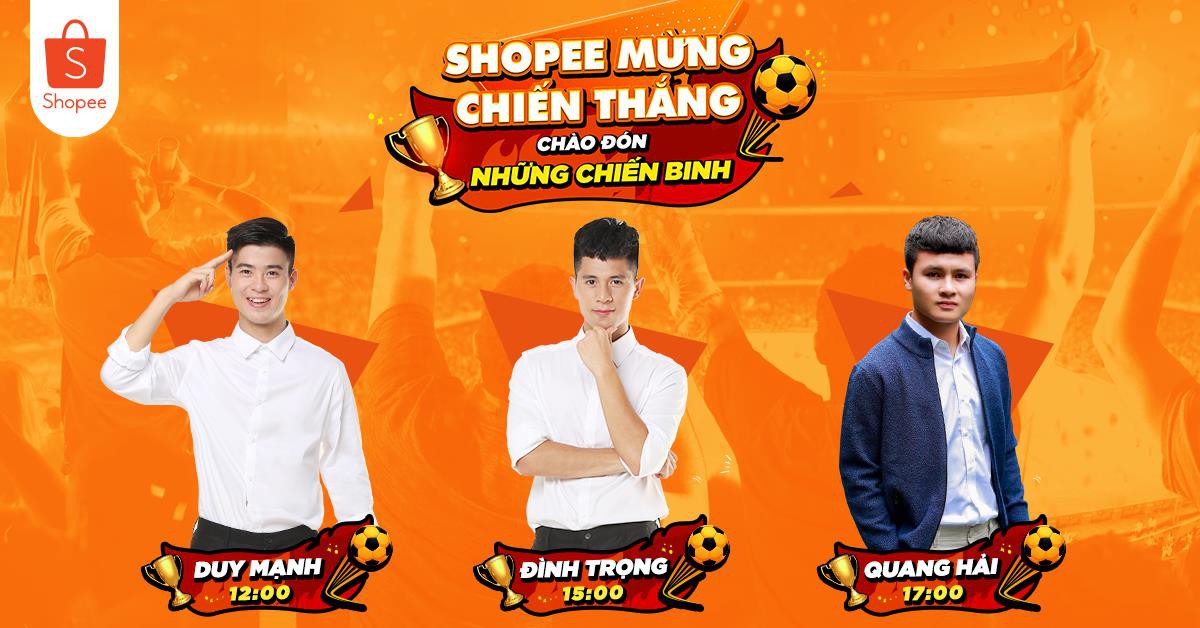 Hot: Sau AFF cup, Duy Mạnh, Đình Trọng, Quang Hải trở thành chiến binh trong Đấu trường Shopee - Ảnh 1.