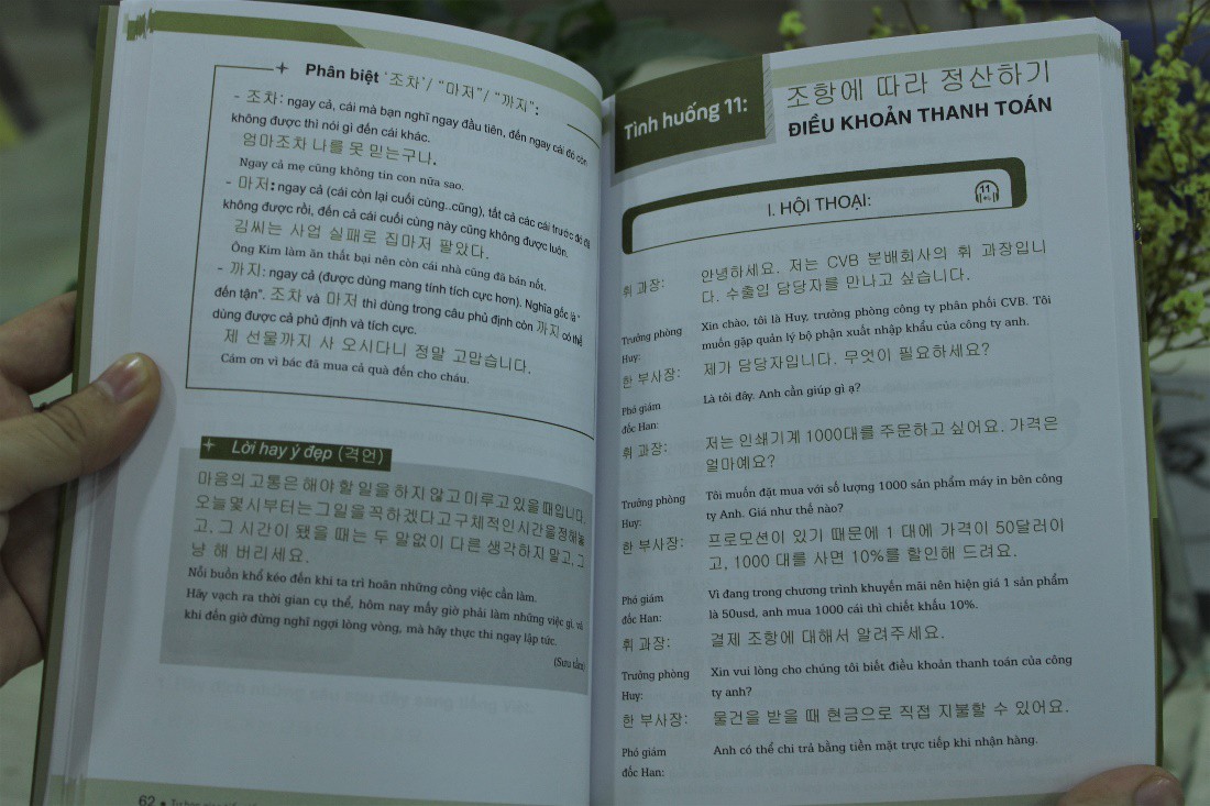 Tự tin làm việc nhờ cuốn sách “Tự học giao tiếp tiếng Hàn thương mại” - Ảnh 3.