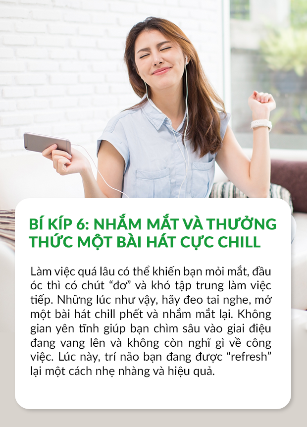 Cùng hội chị em bỏ túi bí kíp thư giãn tại văn phòng chỉ 15 phút mỗi ngày - Ảnh 6.