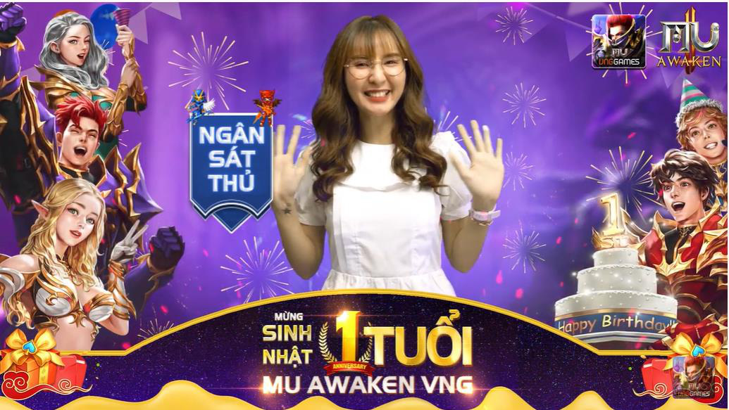 Sinh nhật một tuổi của MU Awaken VNG  Tràn ngập lời chúc từ các ngôi sao  đình đám của showbiz Việt