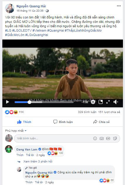 Quang Hải chia sẻ đoạn clip nói thay tiếng lòng người hâm mộ ngay trước thềm SEA Games 30 - Ảnh 2.