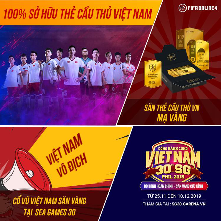 FIFA Online 4 chơi lớn tặng miễn phí cầu thủ Việt Nam cho tất cả game thủ đồng hành cùng đội tuyển nước nhà tại SEA Games 30 - Ảnh 2.