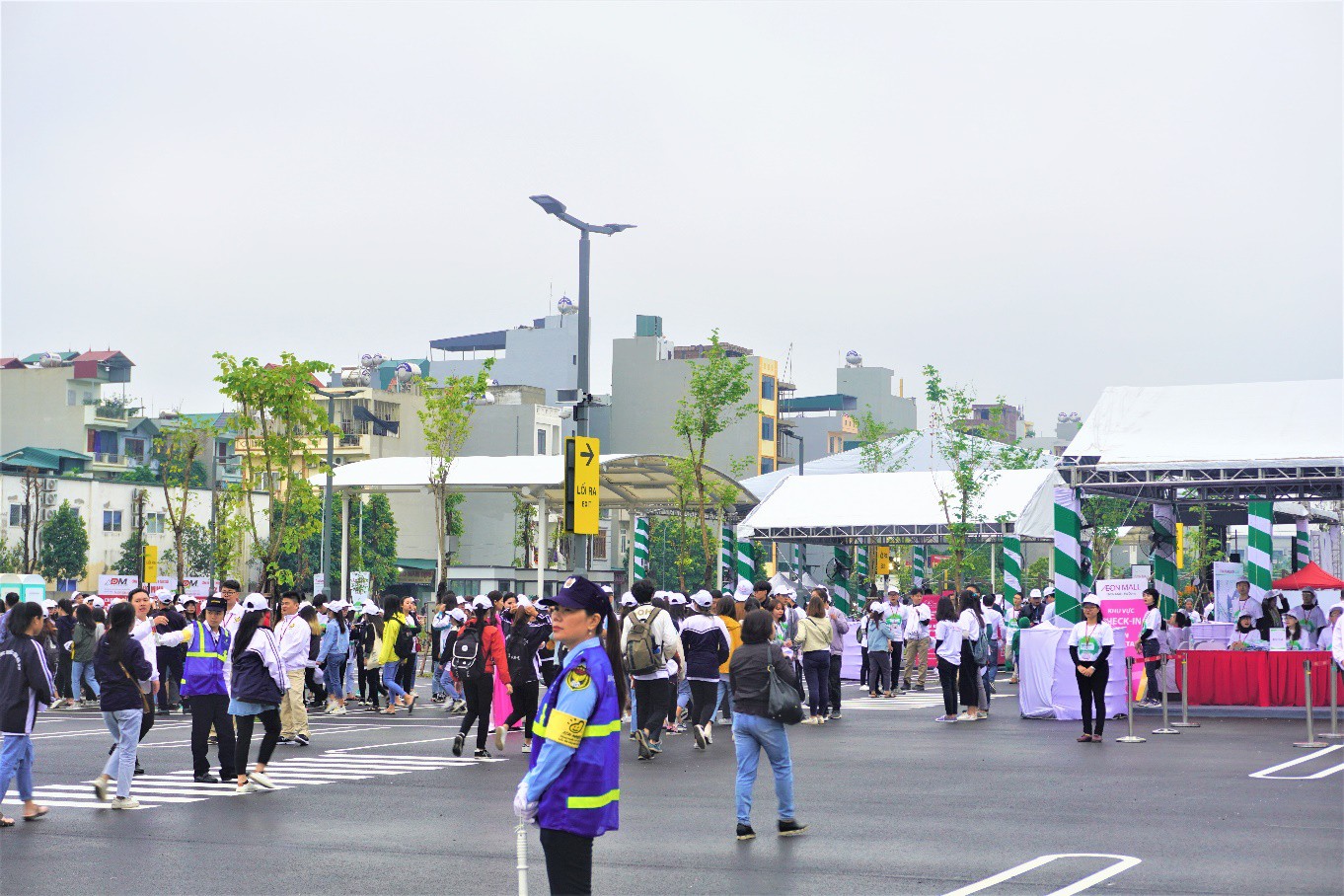 Hà Nội: Ngày hội trồng cây xanh tại trung tâm thương mại thu hút hàng ngàn người tham gia - Ảnh 1.