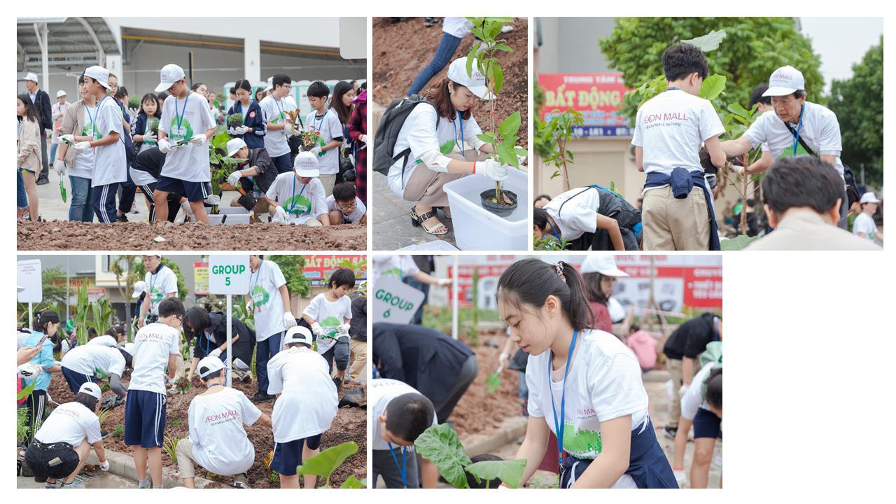 Hà Nội: Ngày hội trồng cây xanh tại trung tâm thương mại thu hút hàng ngàn người tham gia - Ảnh 2.