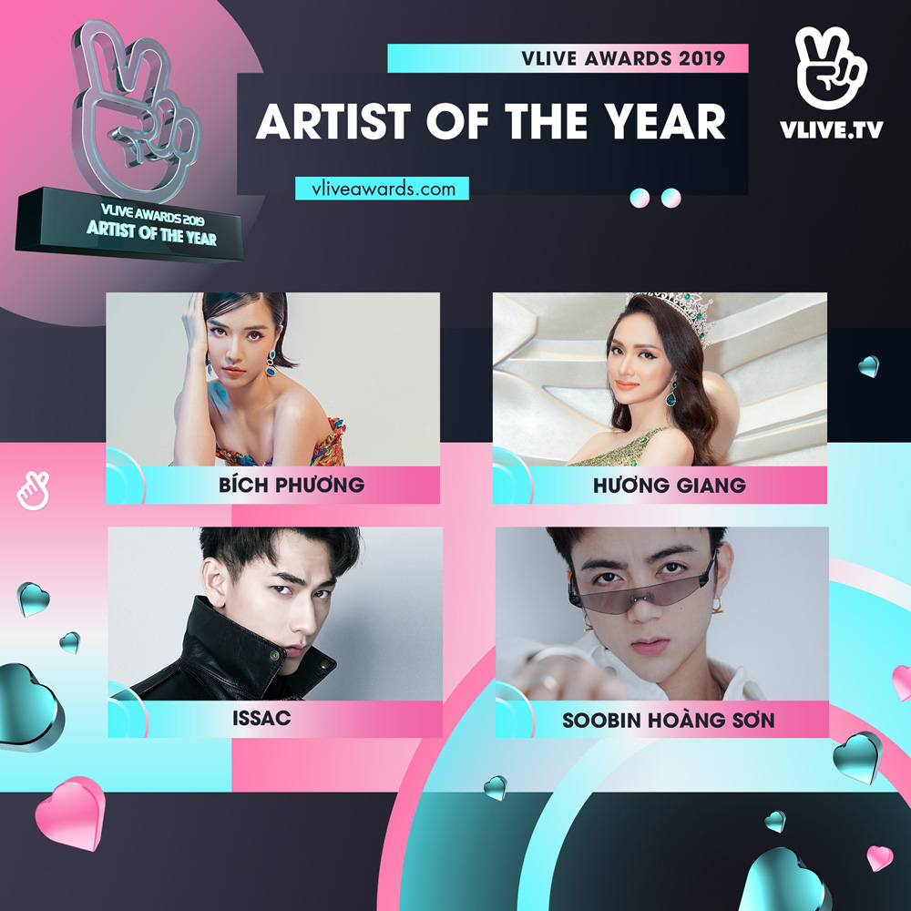 Ngô Kiến Huy, Bích Phương và loạt nghệ sĩ Việt được đề cử Vlive Awards 2019 - Ảnh 4.