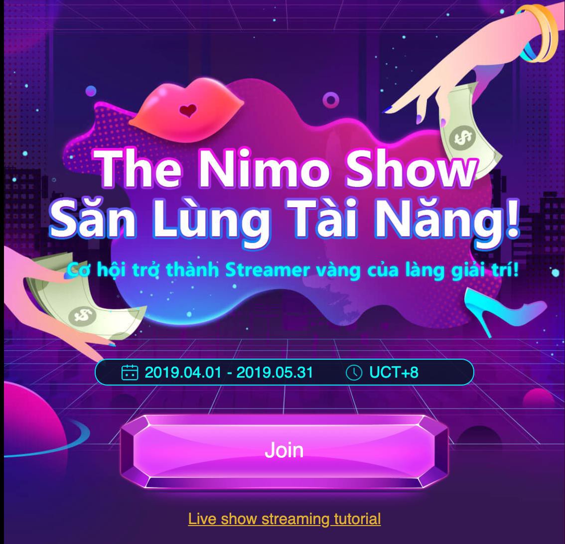 Chế độ đãi ngộ tốt, Nimo TV thu hút hàng trăm hot streamer đăng ký mỗi tuần - Ảnh 1. Chế độ đãi ngộ tốt, Nimo TV thu hút hàng trăm hot streamer đăng ký mỗi tuần